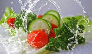 retención de líquidos con vegetales